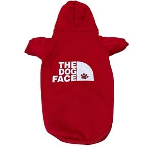 The Dog Face Pet Hoodie Red Puppy Gift Shirt Costume